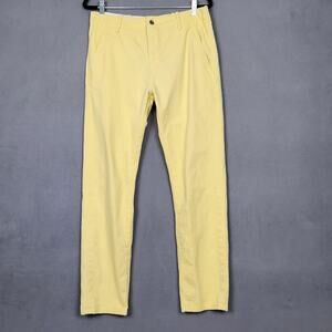 LEVIS Pants Mens 31x30 Yellow Chinos Slim Fit Zip Fly 55683-0020 Casual